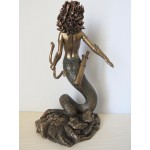 Μέδουσα: Ελληνική Μυθική γοργόνα (Διακοσμητικό Μπρούτζινο Αγαλμα 22cm)